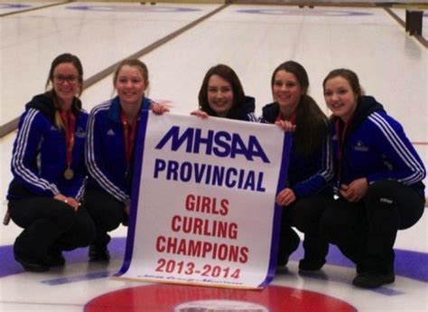 MHSAA Provincial High School Curling Champions : School Sport Canada