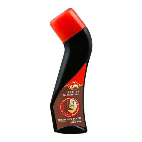 Buy Kiwi Leather Liquid Shoe Polish Dark Tan At Best Price - GrocerApp