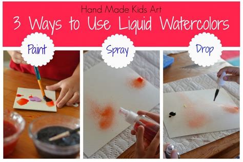 Easy Liquid Watercolor Techniques | Liquid watercolor, Kindergarten art crafts, Art lessons ...