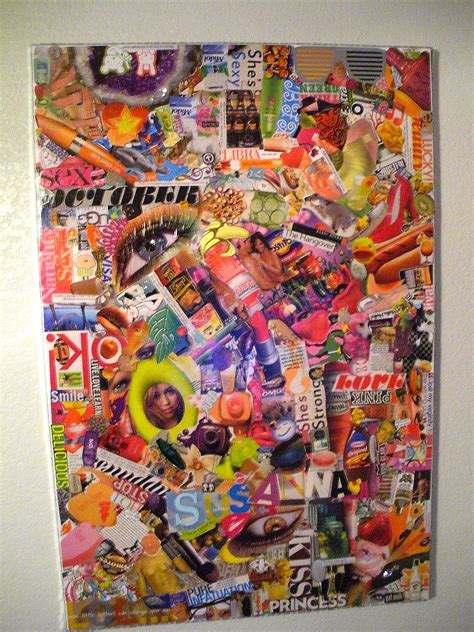 magazine collage art projects - Jone Crandall