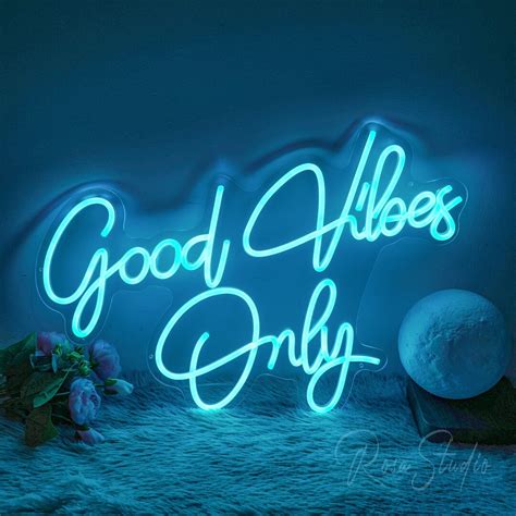 Good Vibes Only Neon Sign/ Custom Neon Sign/ Neon Sign/ - Etsy