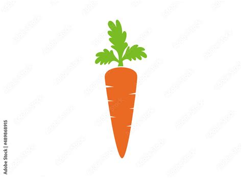 carrot logo vector design Stock Vector | Adobe Stock