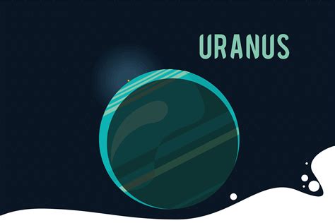 uranus planet and name 6073019 Vector Art at Vecteezy