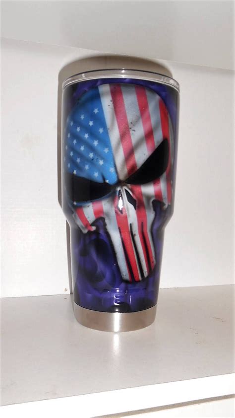 American flag punisher Yeti, American Flag Ozark, USA Ozark, USA Yeti, Skull Yeti, American Yeti ...