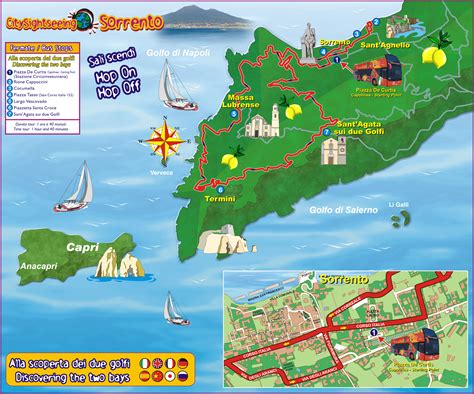 Tourist Map Of Sorrento Italy - Printable Online