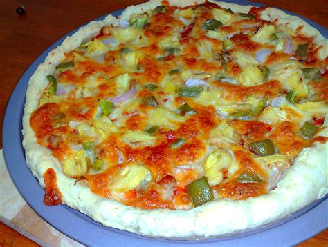 Asian and Fusion: Homemade tuna pizza recipe