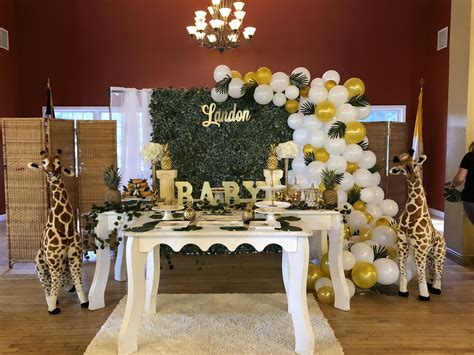 Jungle Safari Baby Shower Decorations