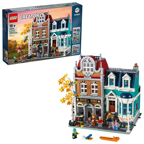 LEGO Creator Expert Bookshop 10270 Modular Building Kit, Big LEGO Set and Collectors Toy for ...