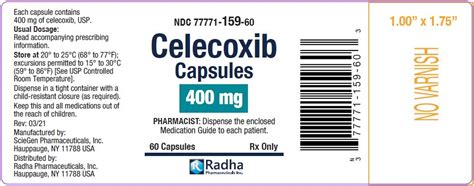 CELECOXIB - FDA prescribing information, side effects and uses