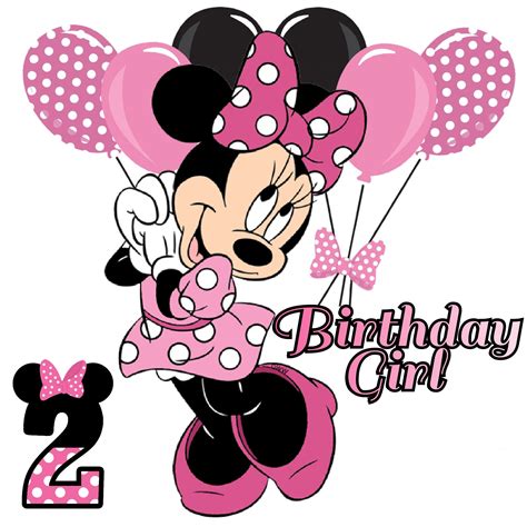 Minnie Mouse 2nd Birthday PNG - Etsy