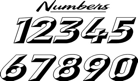 Custom Race Car number kit decals graphics - Fan Number Kit - Graphic ...