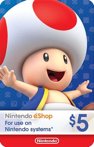 Nintendo eShop Gift Card $5 (US) - e2zSTORE