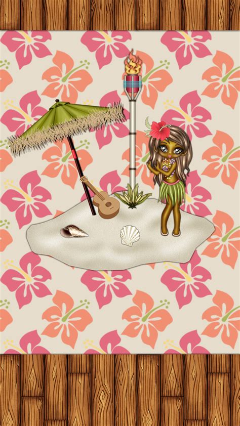 Dazzle my Droid: FREEBIE♡♡♡ Tiki Tiki Wallpaper collection