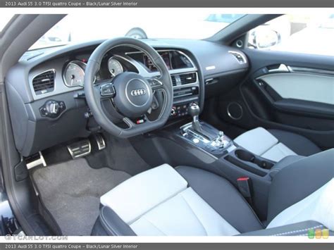 Black/Lunar Silver Interior Prime Interior for the 2013 Audi S5 3.0 TFSI quattro Coupe #70327479 ...