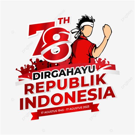 Kartu Ucapan Hut Ri 78 Hari Kemerdekaan Indonesia 17 Agustus 2023 Bersama Pahlawan Vektor, Hari ...