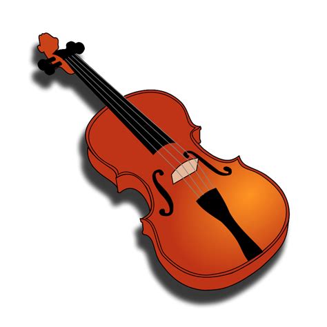 Violin Musical Instrument Clip Art - Free Stock Illustrations | Creazilla