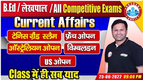 Tennis Grand Slam 2022 | Current Affairs 2022 | Static GK | Daily Current Affairs By Sonveer Sir