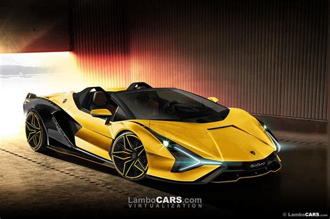 High-Resolution Lamborghini Sian Roadster Photos