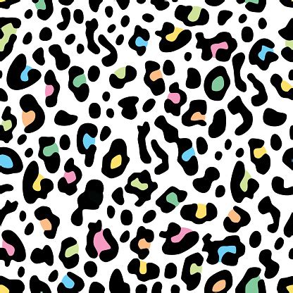 Leopard Spots Pattern Pastel Stock Illustration - Download Image Now ...