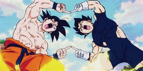 Goku and Vegeta Fusion Dance - Dragon Ball Anime | Dragones, Goku y vegeta, Personajes de dragon ...