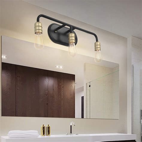 Vanity Art Lights Bath Vanity Lights Fixture Linear LED Pendant Lights Industrial Bathroom Light ...