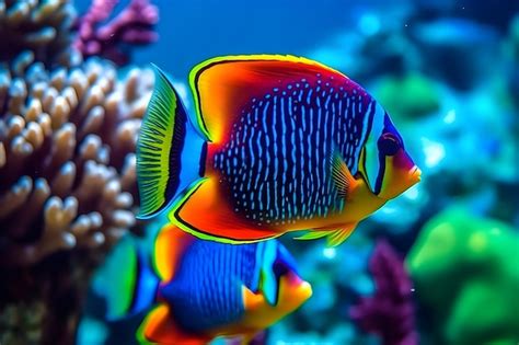 Premium Photo | Colorful fish in the ocean