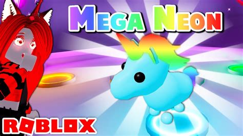 Mega Neon Unicorn In Adopt Me Roblox