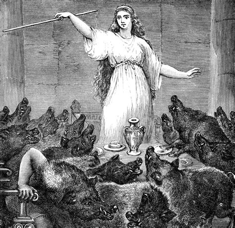 Odysseus And Circe Pigs