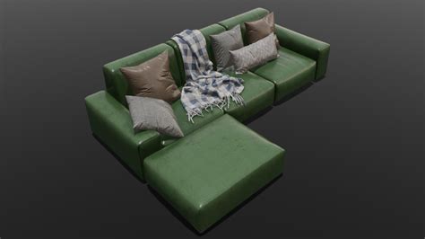 ArtStation - Sofa Set 3D Model | Game Assets