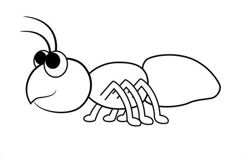 Ant Coloring Page - MaddoxecIrwin