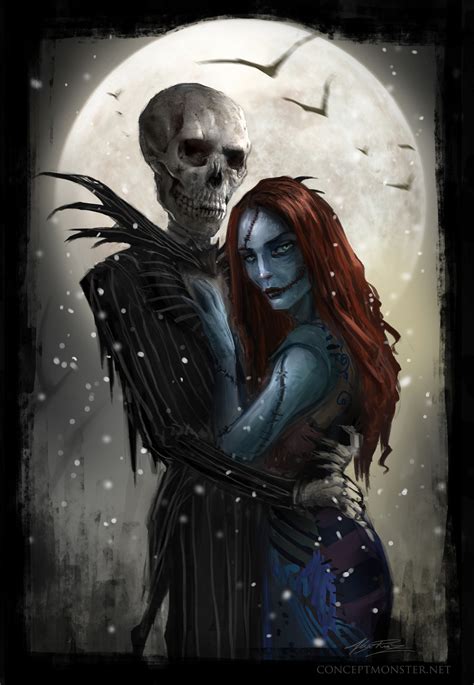 Jack and Sally 'Meant to Be' - Nightmare Before Christmas Fan Art (25871934) - Fanpop