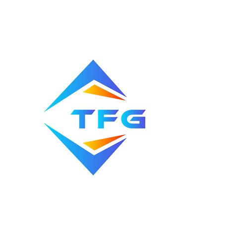 TFG abstract technology logo design on white background. TFG creative initials letter logo ...