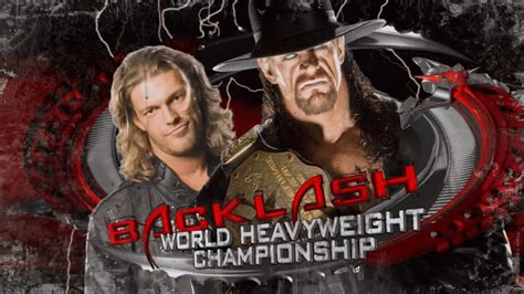 Edge vs. Undertaker Backlash 2008 : WWEMatchGraphics