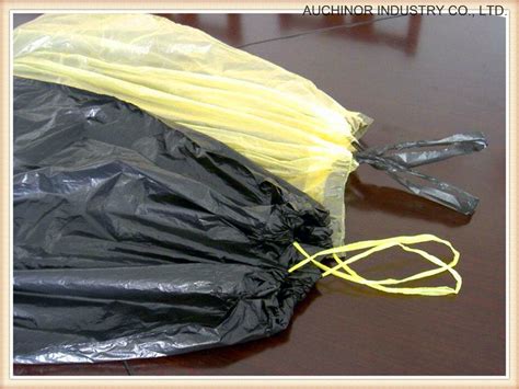 Heavy Duty Drawstring Drawtape Plastic Rubbish Trash Garbage Bag - China Draw Tape Bag and ...