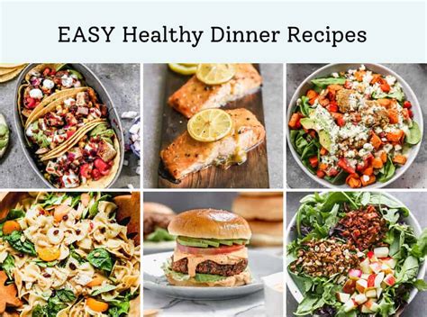 Easy Healthy Dinner Recipes