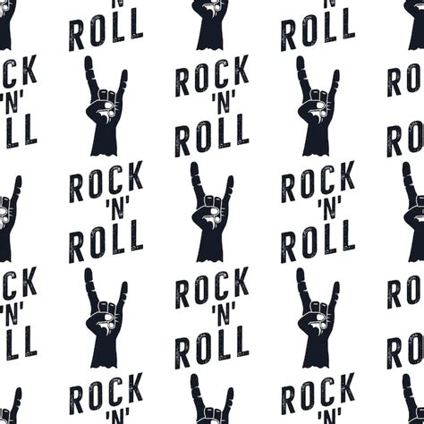 Rock And Roll Sign Wallpaper