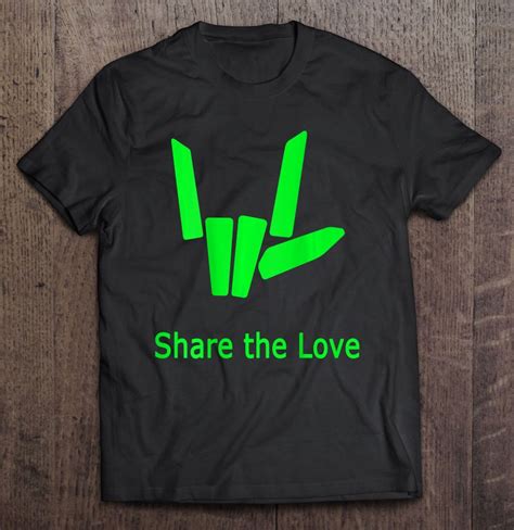 Share The Love Merch For Kids And Youth - Back Side