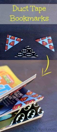 Duct tape bookmarks easy to make craft – Artofit