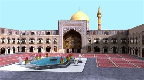 3D model Imam Reza Shrine VR / AR / low-poly | CGTrader