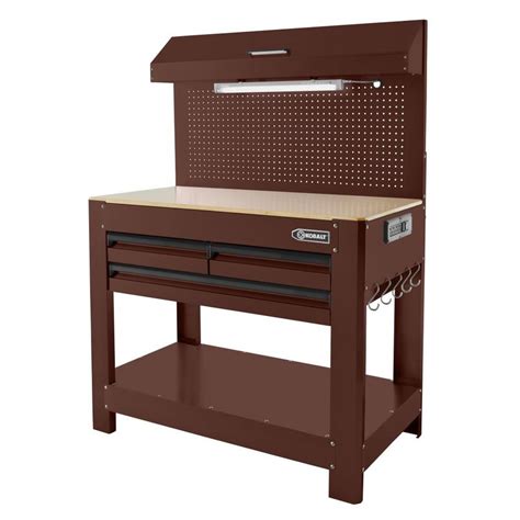 Kobalt 48-in W x 36-in H 3-Drawer Wood Work Bench at Lowes.com