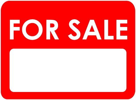 For Sale Sign Template - ClipArt Best