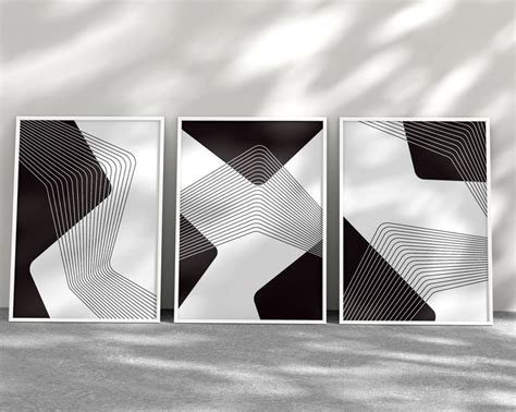 3 Piece Wall Art Set Black and White Bedroom Wall Decor Over - Etsy in 2022 | Wire wall art ...