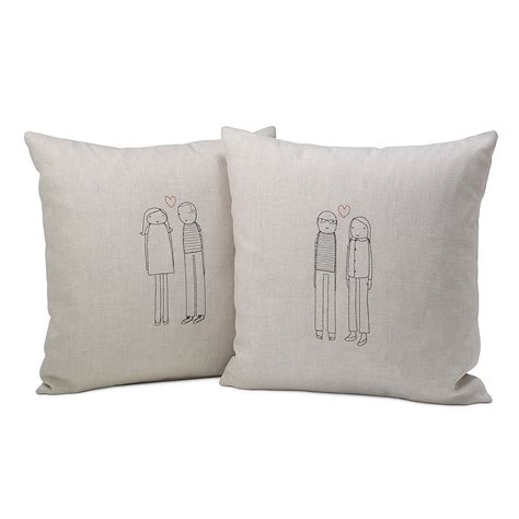 Personalized Couple Pillow | Wedding Pillow, Bride, Groom | UncommonGoods