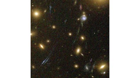 Galaxies Magnified by Galaxy Cluster Abell 1689's "Gravitational Lens"