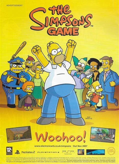 The Simpsons Game Nintendo Wii Electronic Arts GameStop, 46% OFF