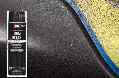 SEM Trim Black Aerosol Can - KOP Auto Body Supplies