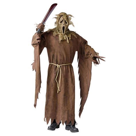 Adult Ghostface Scarecrow Costume - 193879, Costumes at Sportsman's Guide