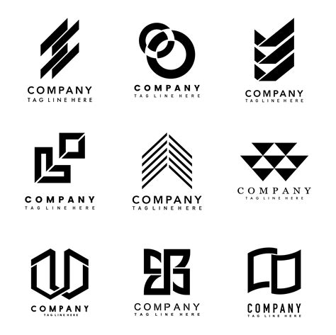 Set of company logo design ideas vector - Download Free Vectors, Clipart Graphics & Vector Art