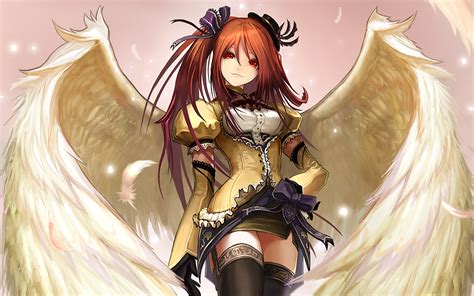 anime, Angel, Anime Girls, Wings Wallpapers HD / Desktop and Mobile Backgrounds