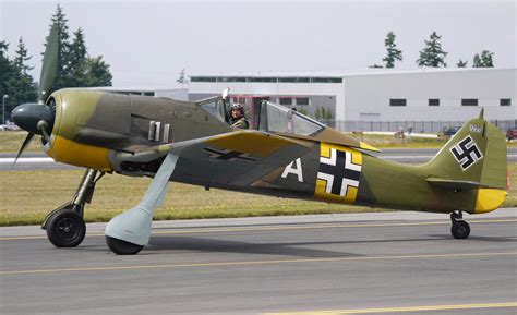 How could a Focke-Wulf 190 pilot see anything at all from his cockpit? - Aviation Stack Exchange